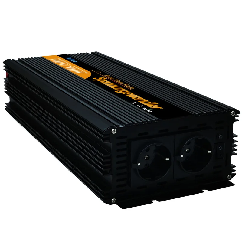 Инвертор с чистым синусоидальным излучением 3500 Вт преобразователи постоянного
