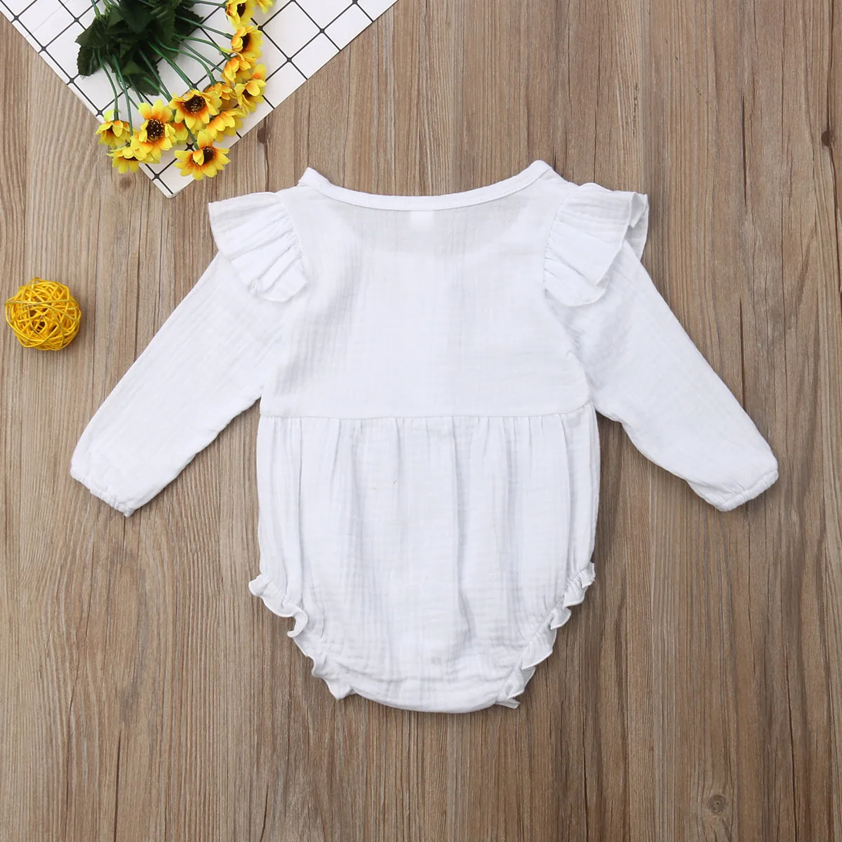 Новый комбинезон с длинными рукавами для маленьких девочек Летний | Мать и