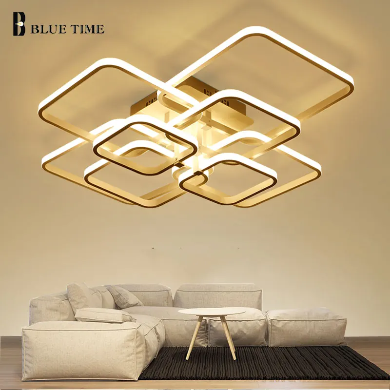 Современная светодиодная Люстра для гостиной столовой спальни Потолочная