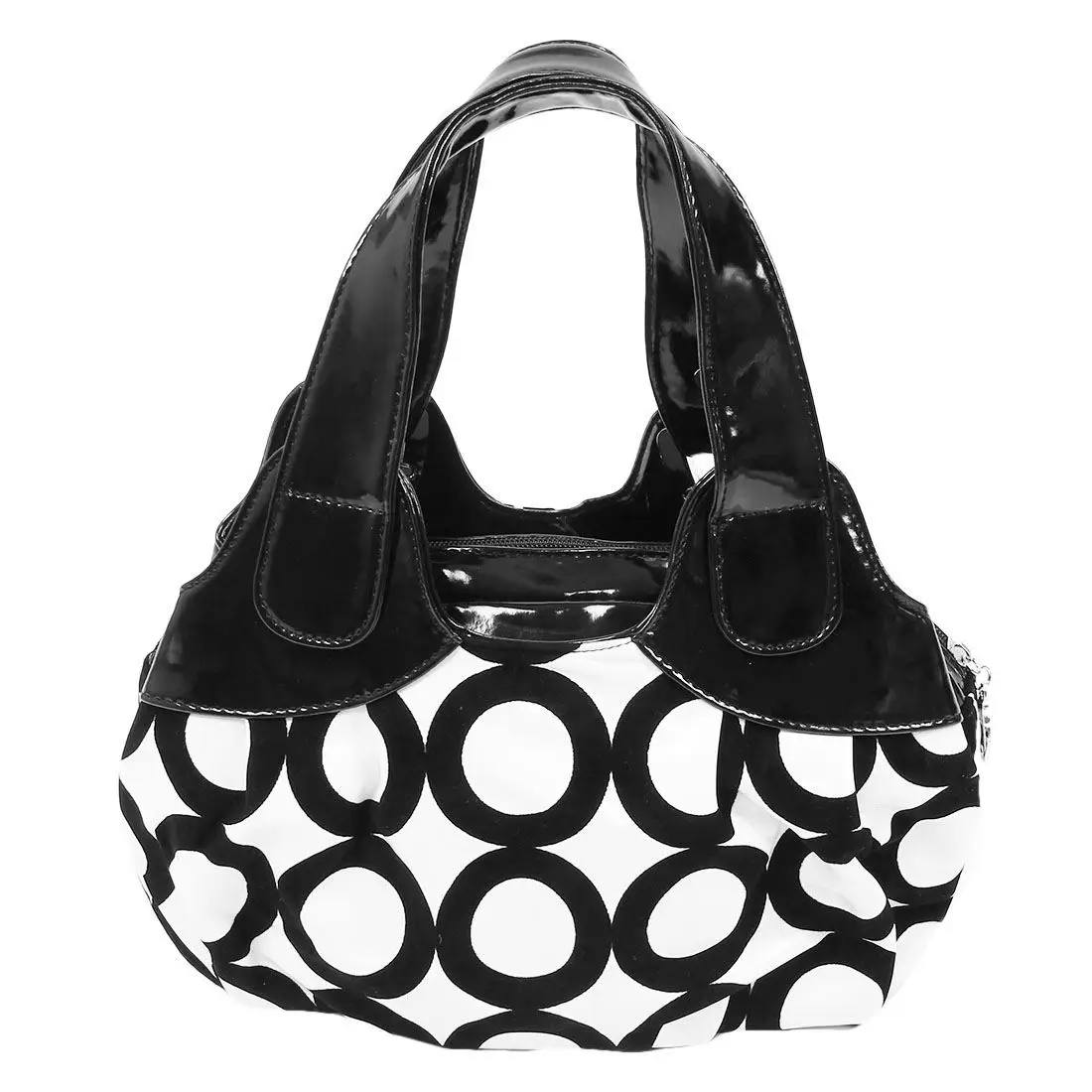 Модная женская сумка из искусственной кожи тоут портфель черный круг|tote bag|bag