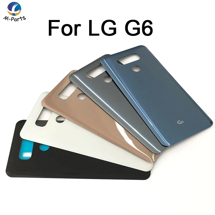 Задняя стеклянная крышка корпуса для LG G6 G600 задняя батарейного отсека