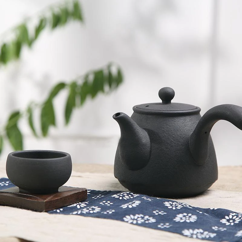 Японская чайная чашка Zen из вулканической скалы кунг-фу грубая керамика чайный