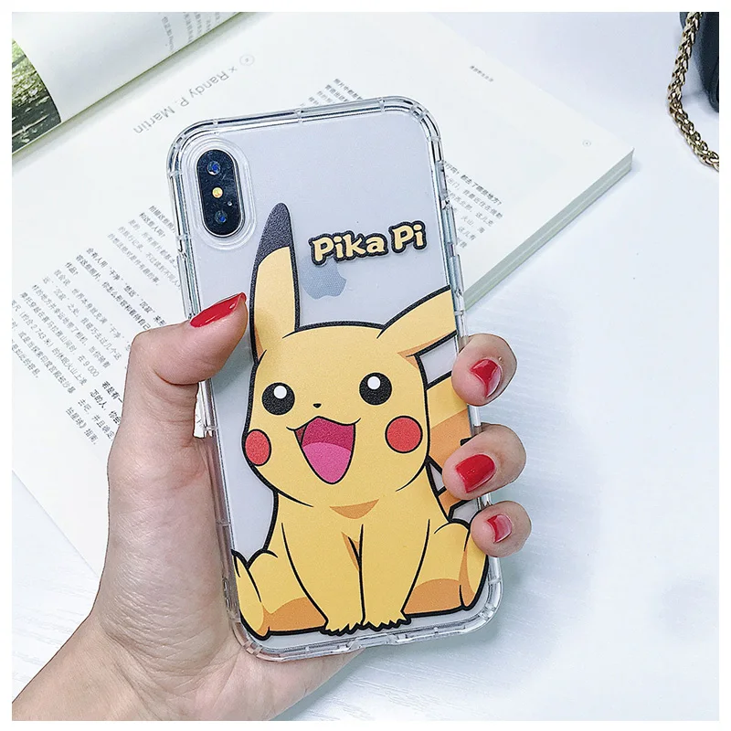 Прозрачный чехол для iPhone 8 7 6 S Plus X 10 XR XS XSMax из мягкого ТПУ |
