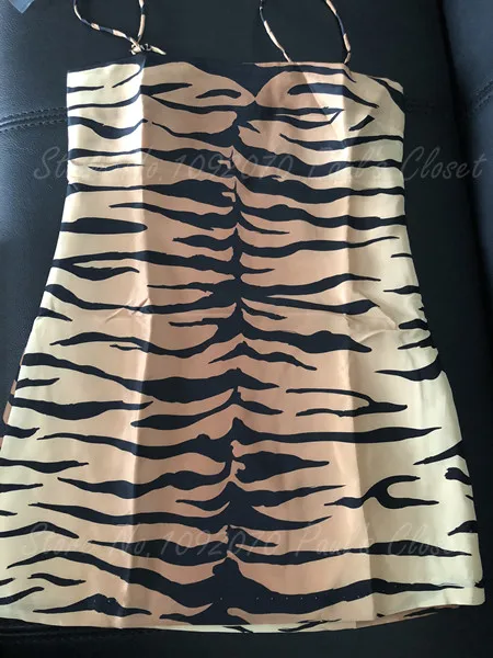 tiger print Женское коктейльное мини-платье The Christy Tiger Cgristy - Цвет: tiger print