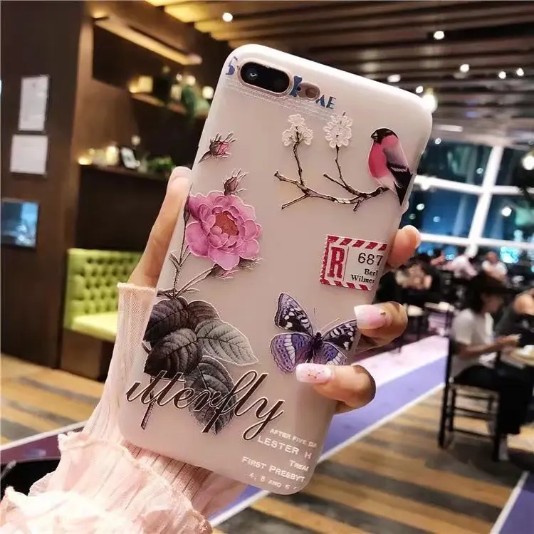 Модный мягкий защитный чехол из ТПУ с цветочным узором для iPhone 5, 5S, 5SE, тонкий бампер, чехол для iPhone, чехол на 5S, Силиконовая накладка - Цвет: 5