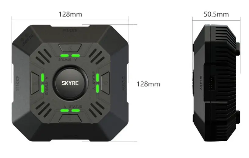 E4Q SKYRC Зарядное устройство 4 Порты баланс для 2 - 4S LiPo Батарея Устройство 11-26 1 V DC