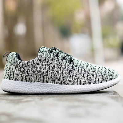 Silver Новинка мужские низкие дышащие спортивные легкие кроссовки удобные zapatillas мужские сетчатая спортивная обувь для прогулок на открытом воздухе - Цвет: Silver