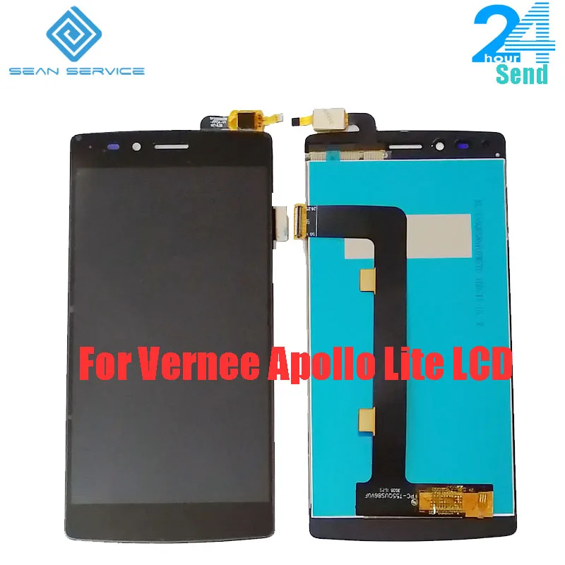 Оригинальный ЖК-дисплей 5 дюйма для Vernee Apollo Lite + кодирующий преобразователь