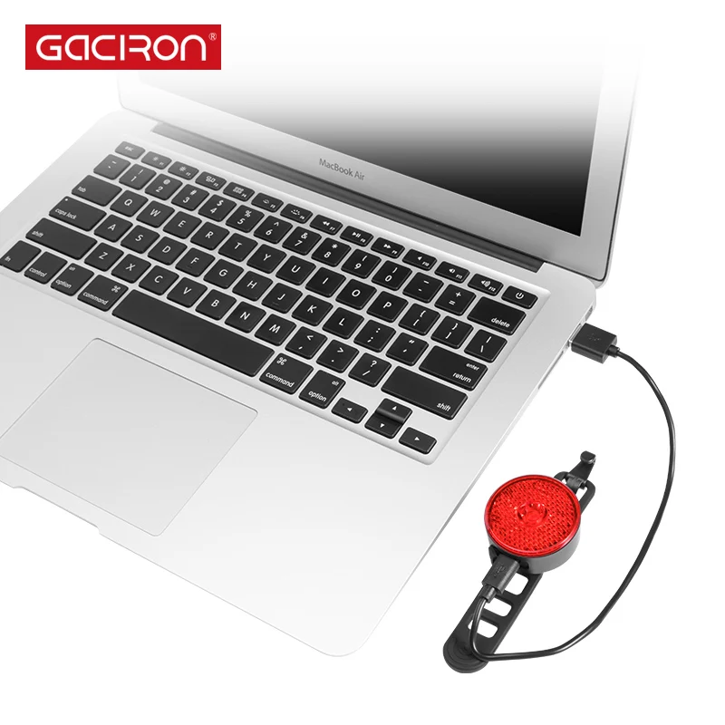 Gaciron 10LM ночник предупреждающий задний Фонарь велосипедный фонарь перезаряжаемый