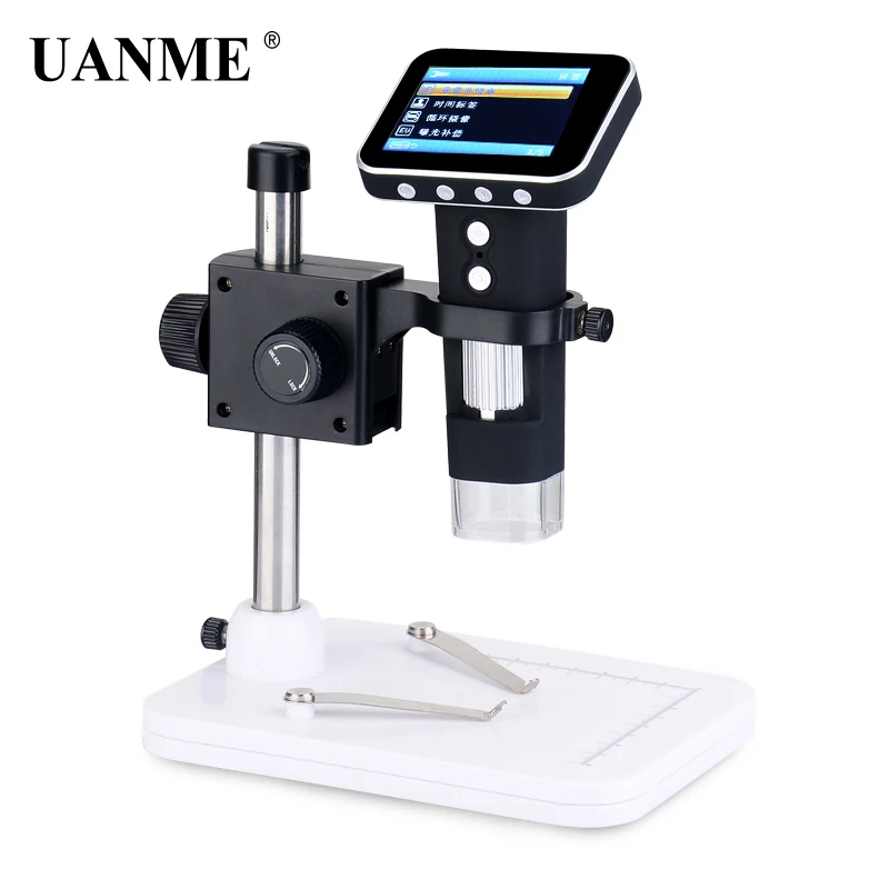 UANME Portable USB Digital Mobile Microscope LCD Screen Metal Stand Handheld Magnifier S02 Drop ship | Инструменты