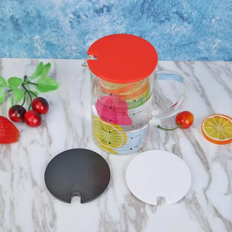 Крышка для кружки кофе и чая портативная термостойкая стеклянная крышка чашек