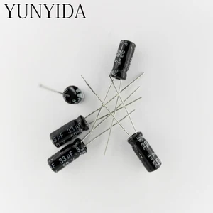 50 шт. 50V 33 мкФ 5*11 мм Алюминий электролитический конденсатор с алюминиевой крышкой
