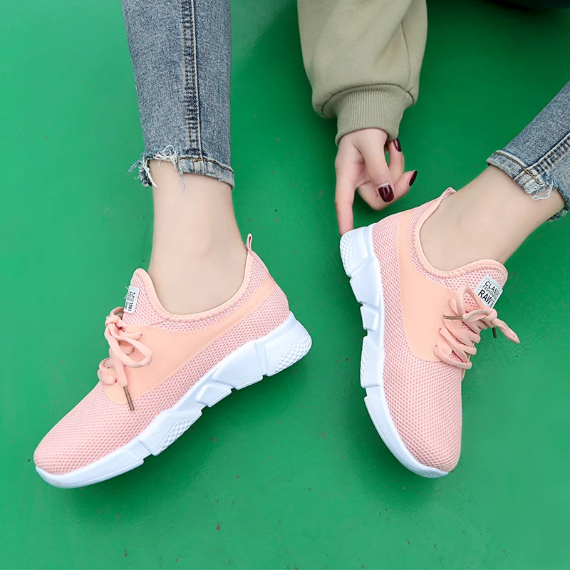 2018 ladies summer outdoor ultra light running shoes mesh breathable training damesschoenen sports BZ-076 | Спорт и развлечения