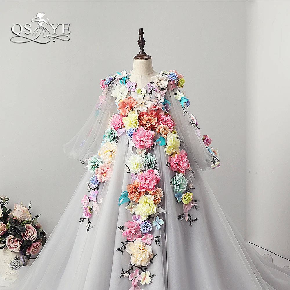 2018 Новое поступление платье принцессы с цветочным узором для девочек на свадьбу