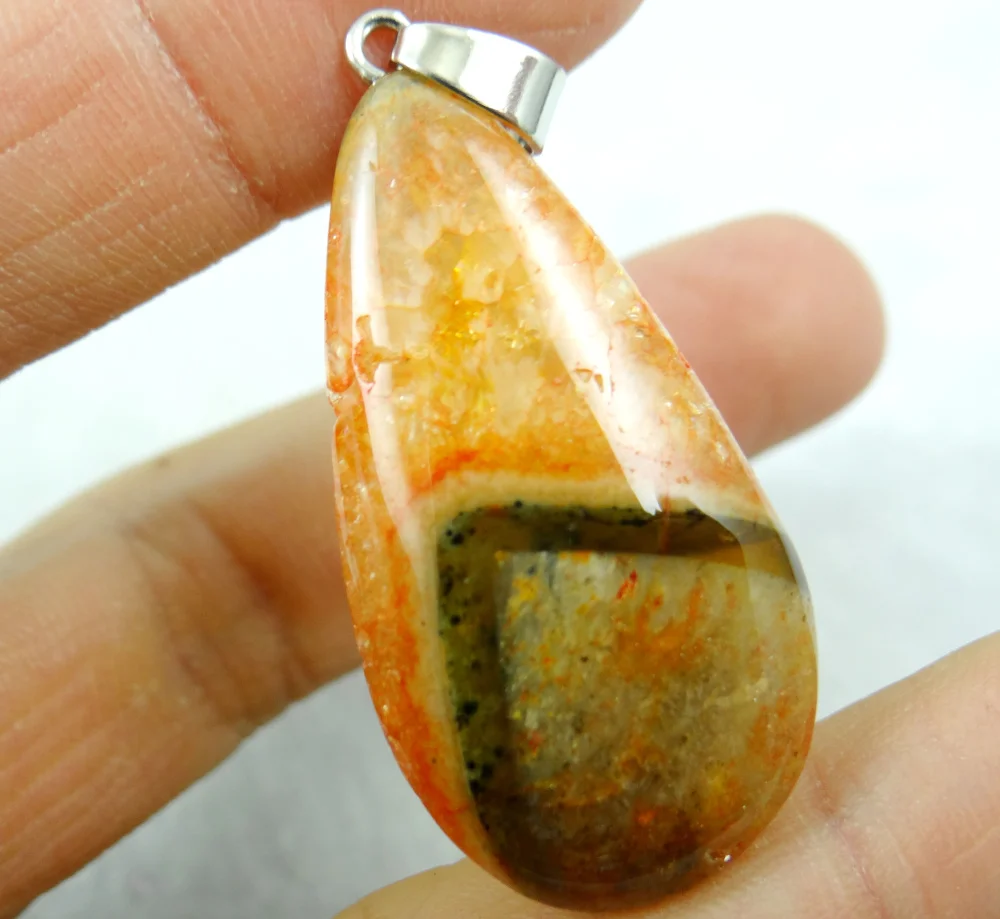 Бразилия подвеска Агат Натуральный Камень капли воды geode onyx Шарм 10 шт для DIY