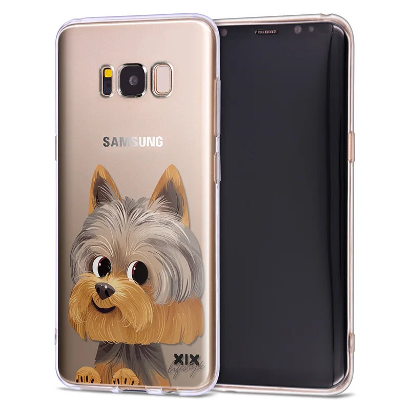 Мягкий чехол из ТПУ с узором для samsung Galaxy S8 чехол собак для samsung S9 чехол для samsung S7 край S8 S9 S10e S10 плюс J3 J5 J7 - Цвет: 04