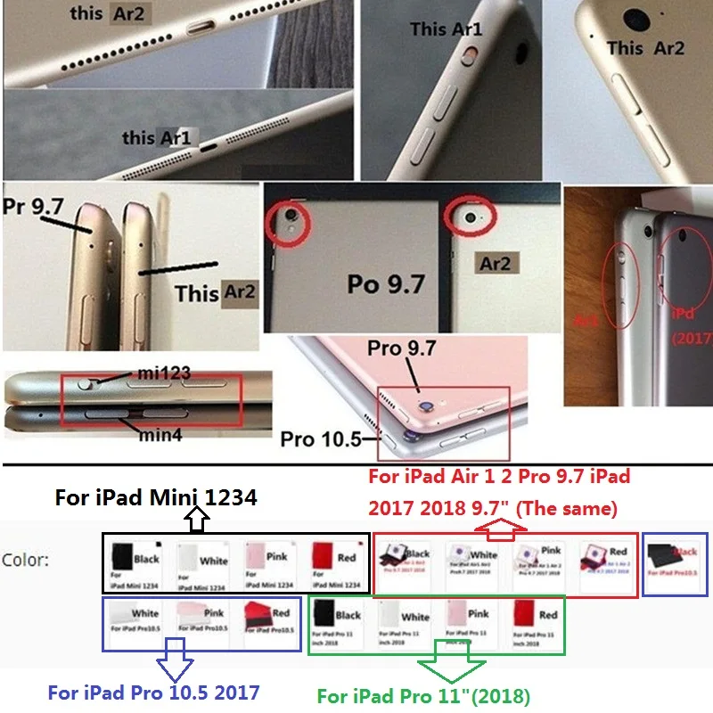 Из искусственной кожи чехол с покрытие клавиатуры Bluetooth для iPad мини 12345 iPad Air 1 2 iPad 9,7 дюймов Pro 9,7 10,5 11 дюймов MacBook Air 10,5