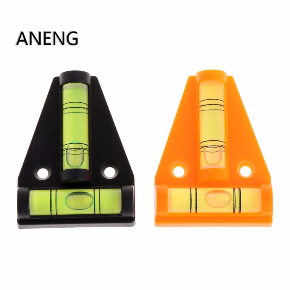 ANENG T Type Bubble Spirit Level Measuring Device Triangular Plastic Indicator Black/Orange | Инструменты