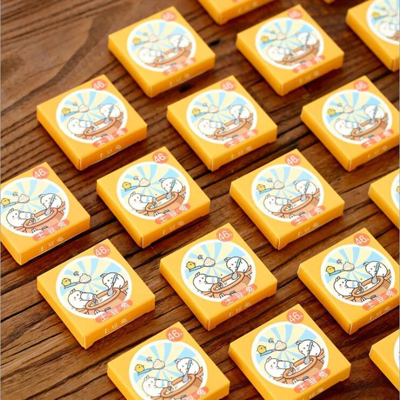 

46pcs/Box Cute Swamp Rabbit Label Sticker Mobile Phone Album Decoration Sticker Scrapbook Diy Children Stationery Sticker