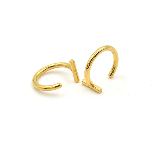 1 шт. панк для мужчин и женщин зажим не пирсинг хрящевой части уха клипсы манжеты