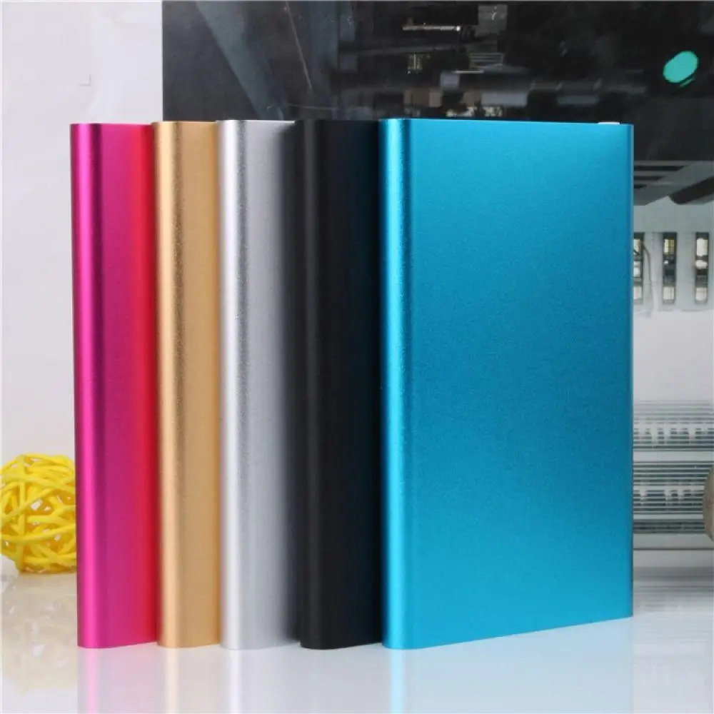 Новый ультра тонкий 10000 mAh банк питания портативный usb аккумулятор зарядное