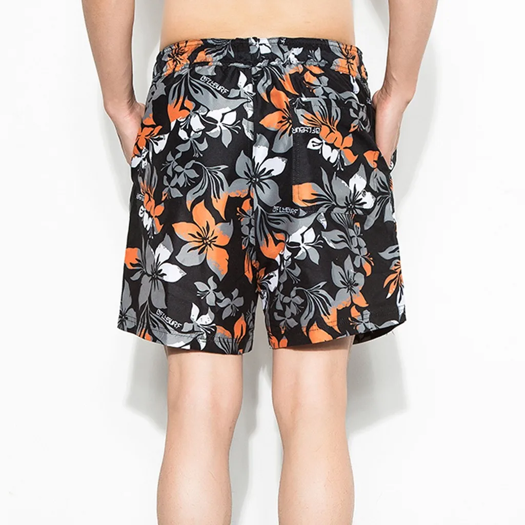 Летние пляжные шорты для отдыха с принтом ананасов Мужская одежда плавания