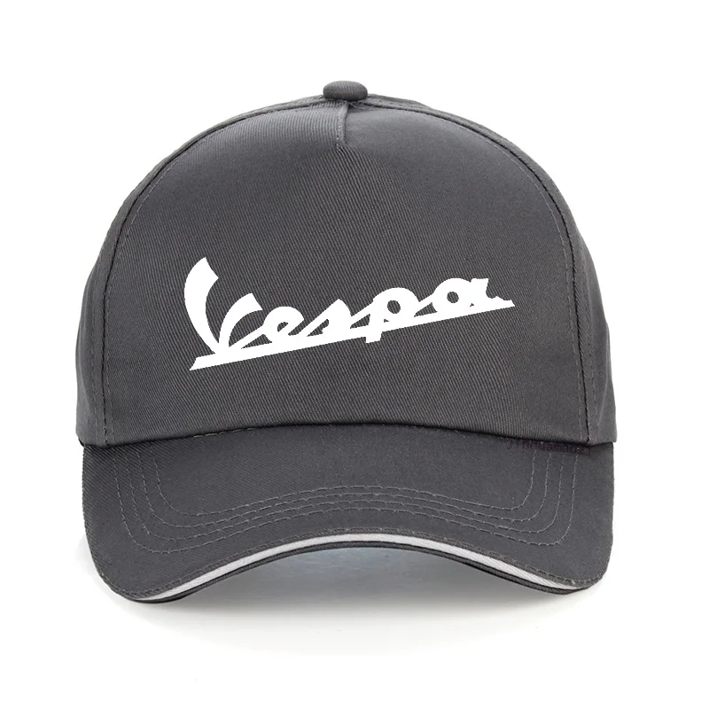 Vespa, мужская Кепка,, забавная, Vespa, бейсболка, хлопок, летняя мужская, wo, мужская, регулируемая, хип-хоп, бейсболка, bone - Цвет: Серый