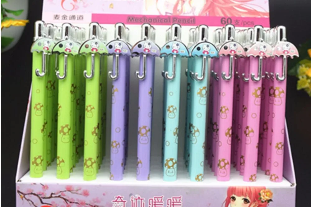 Новый Зонт механический карандаш корейский kawaii пластиковый автоматический 0 7 мм