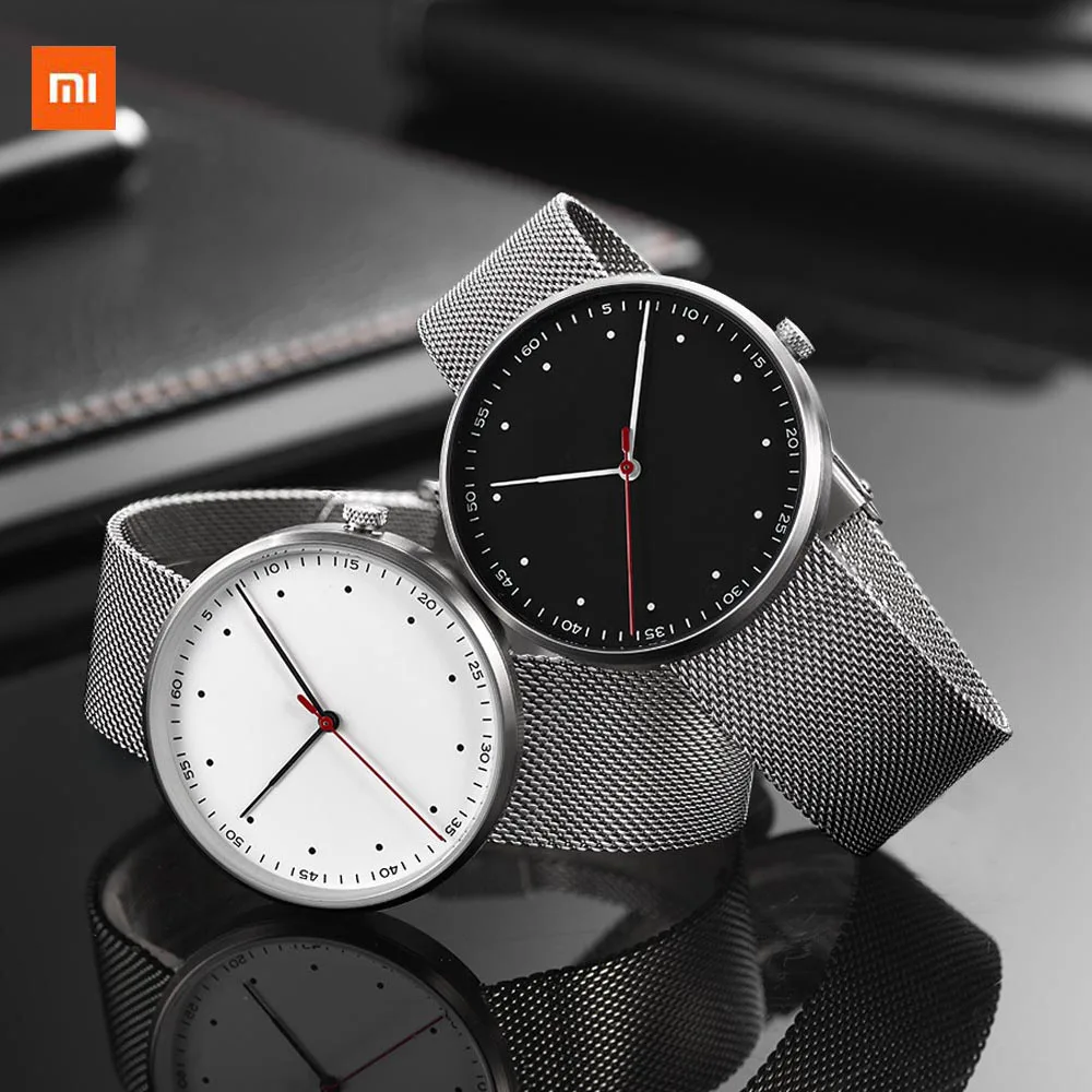 Xiaomi TwentySeventeen светящиеся водонепроницаемые Модные кварцевые часы Элегантные 316L сталь лучшие часы бренды для мужчин и женщин