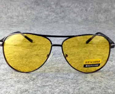 Yellow WF горячая Распродажа солнцезащитные очки UV400 новые желтые поляризованные солнцезащитные очки мужские и женские очки ночного видения водительские очки - Цвет линз: Yellow