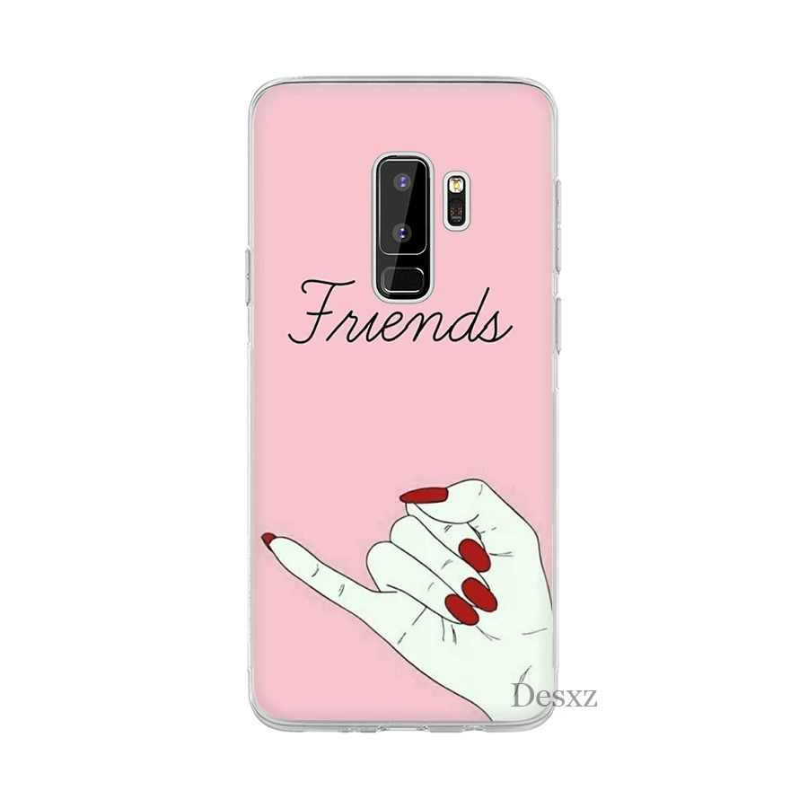 Чехол для телефона Desxz Best Friend Samsung Galaxy Note 8 9 A10 A30 A40 A50 A70 M10 M20 M30 жесткий чехол |