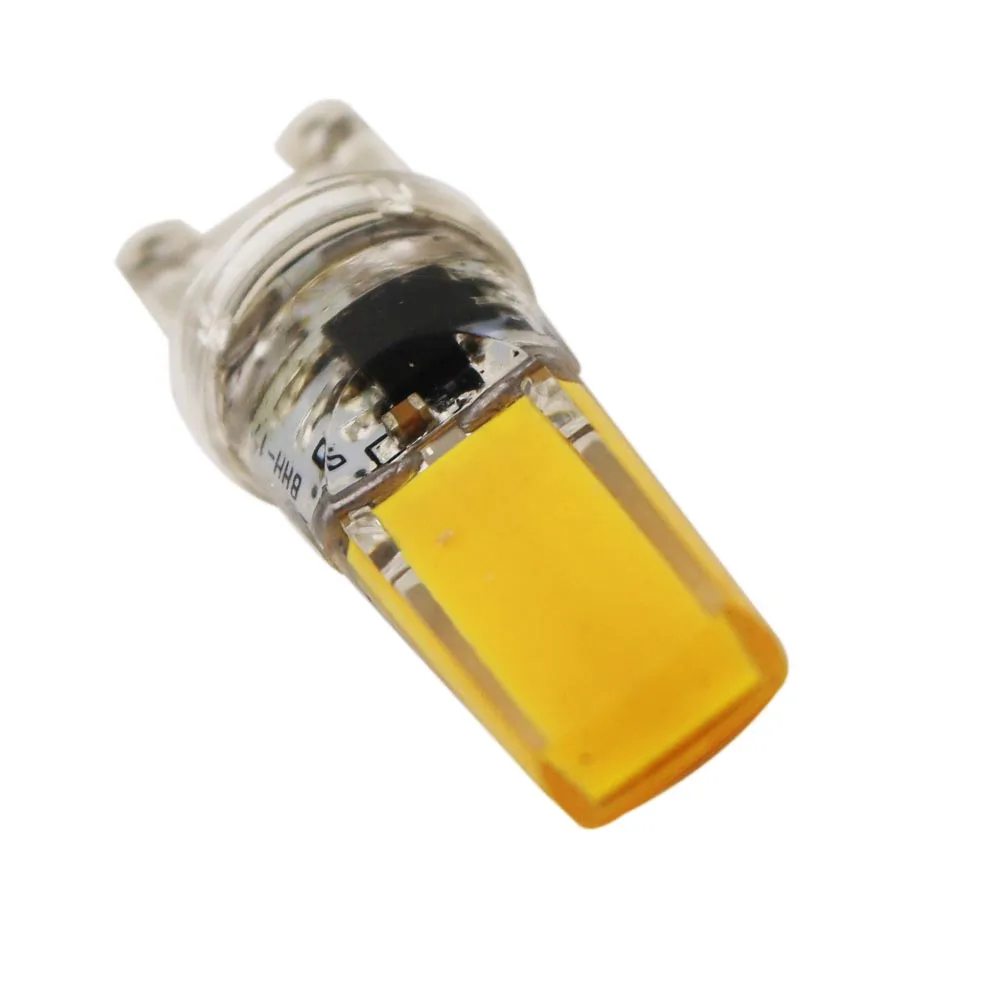 1 шт. LED 220 В 6 Вт 9 COB SMD светодиодное Освещение g4 G9 Лампа AC замена галогенная лампа
