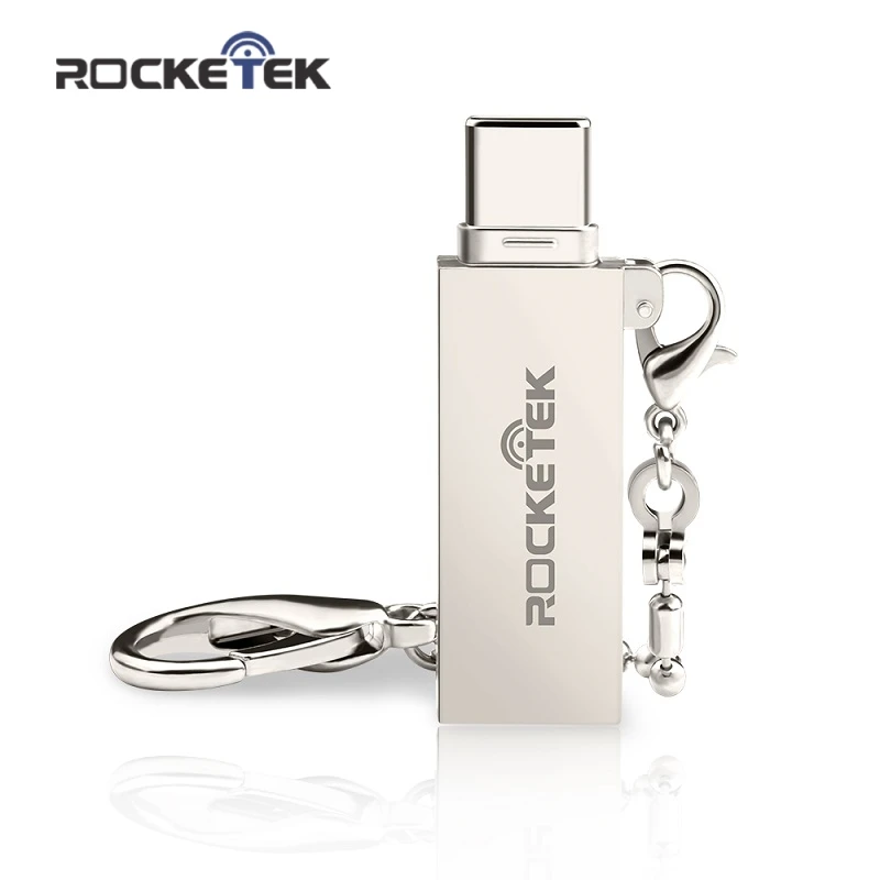 Rocketek type-c usb 2,0 otg телефон Тип c считыватель карт памяти Алюминиевый адаптер для micro SD/TF ПК компьютер ноутбук аксессуары