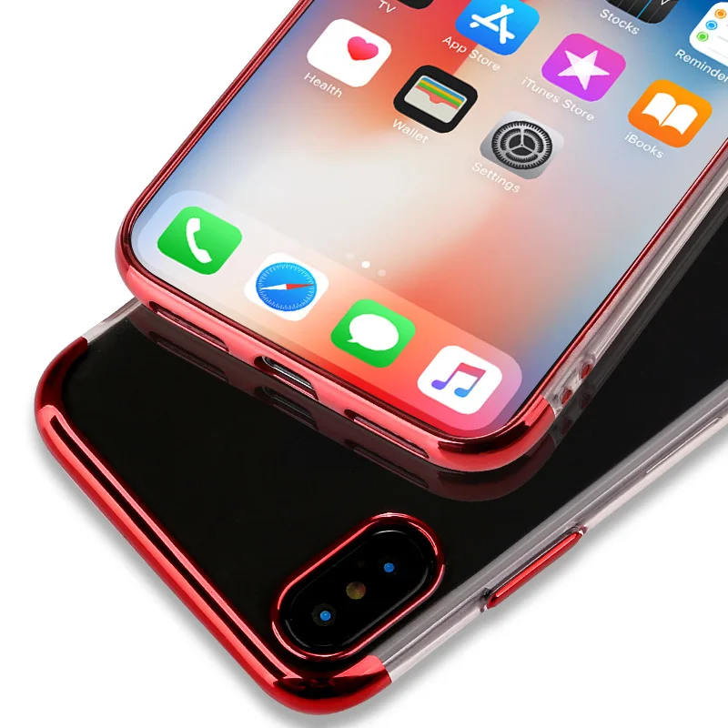 Чехол FlyTo для телефона iPhone 7 8 Plus силиконовые прозрачные чехлы X 6 6S мягкая задняя