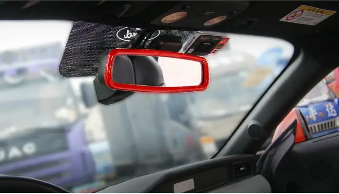 ABS хромированные аксессуары для интерьера Ford Mustang 2015 2016 2017 стикер автомобиля |
