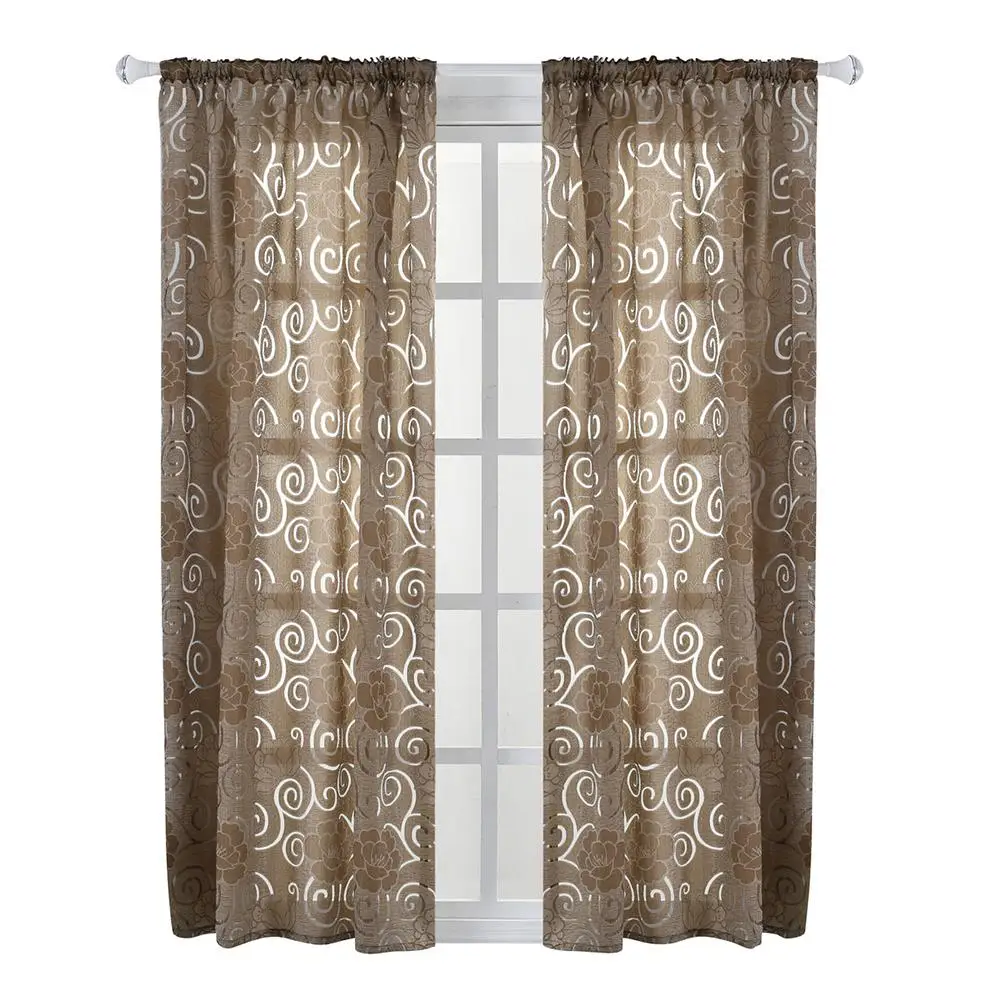HobbyLane 130*100cm Peony Printing Chinese Style Window Curtain Short Bedroom Polyester Fiber Decoration | Дом и сад