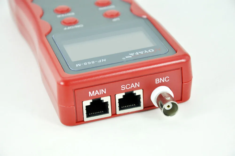 NOYAFA NF-868 многоцелевой цифровой кабельный трекер для проверки длины поиска Сетевого Кабеля Тестер Lan