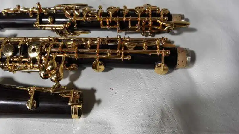 Отличный полуавтоматический позолоченный гобой из эбенового дерева|oboe keys|wooden