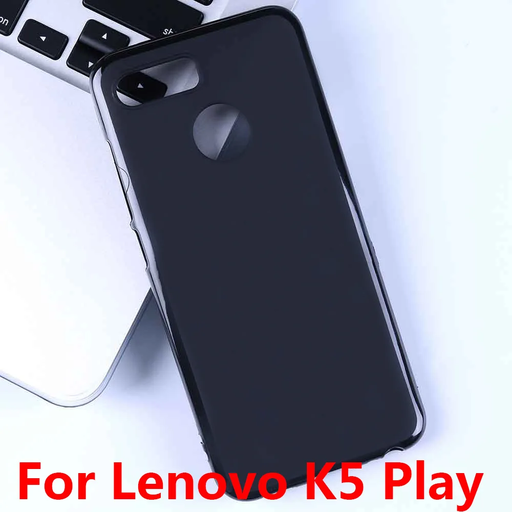 Чехол для Lenovo K5 Play 5 7 дюйма черный мягкий силиконовый чехол из ТПУ Для L38011 задняя