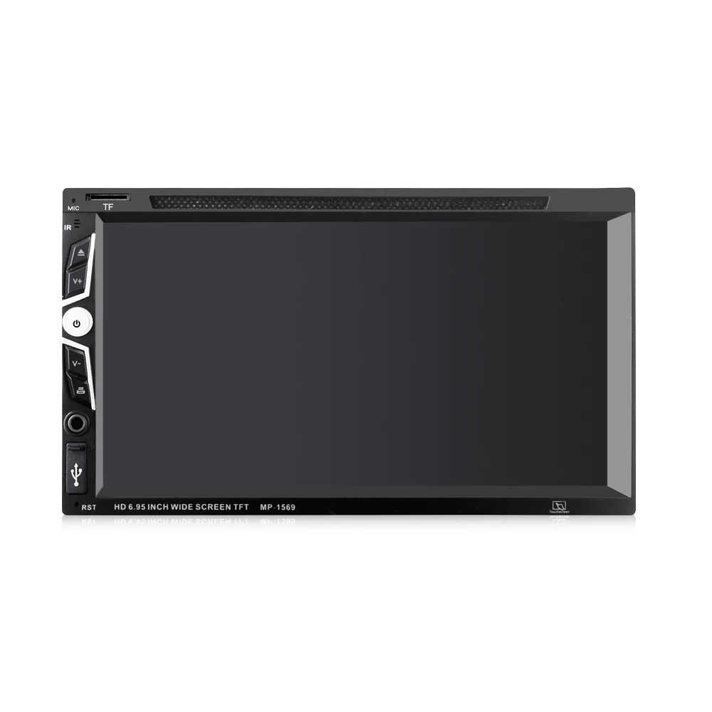 2 Din 6 95 дюймов 1080P сенсорный экран автомобильный аудио стерео dvd плеер видео Bluetooth