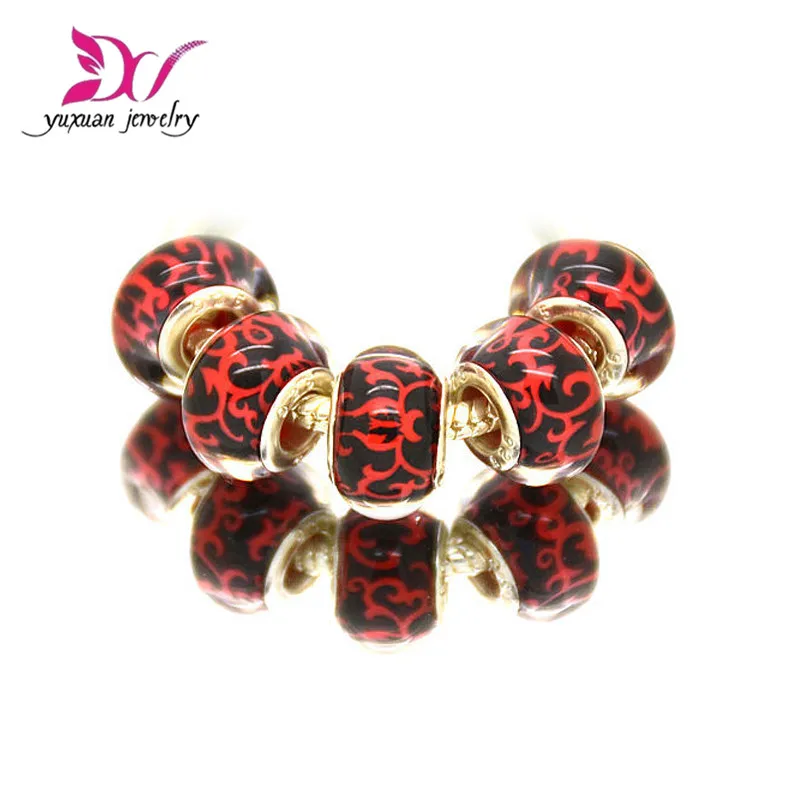 Акриловые бусины с большим отверстием 10 шт./лот 5 мм | Украшения и аксессуары