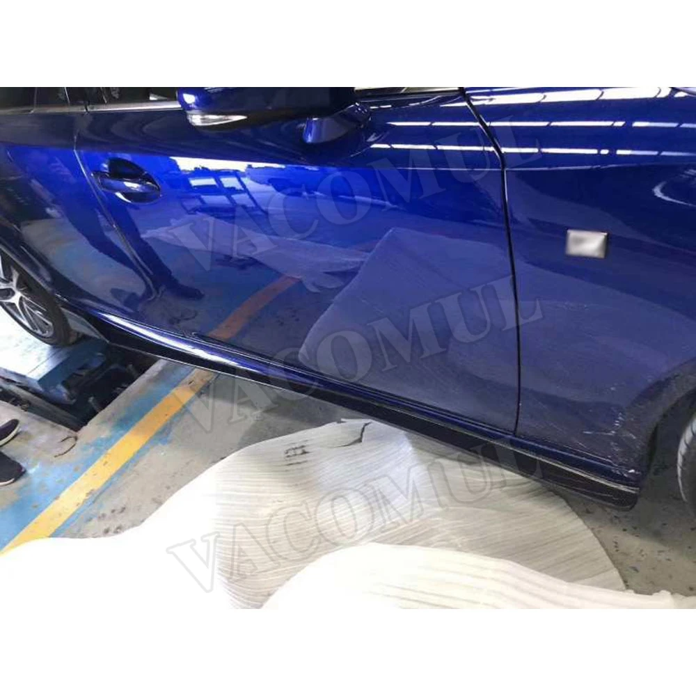Боковые юбки из углеродного волокна, Защитные комплекты для тела для LEXUS IS300 IS350 IS F Sport Sedan, 4 двери 2013-, автомобильный Стайлинг