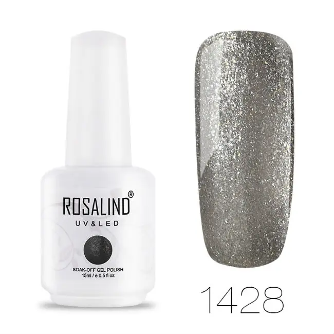 RH1428 ROSALIND 15 мл Гель-лак для ногтей белый замачиваемый Маникюр УФ светодиодная лампа для дизайна ногтей Гель-лаки - Цвет: RH1428