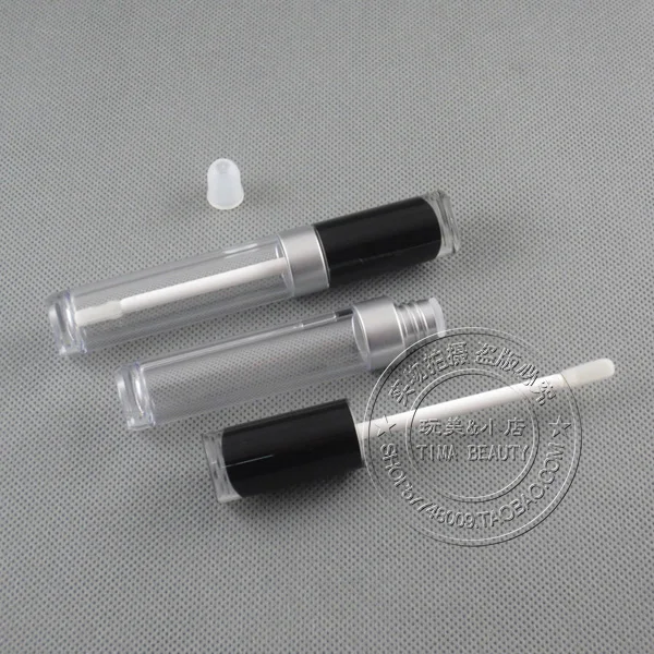 Пластиковые упаковочные тубы для блеска губ оптом 100 шт. 8 мл пустые прозрачные