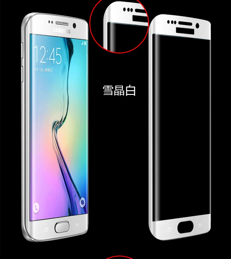 Высококачественная Защитная пленка для экрана из закаленного стекла samsung S6 edge plus