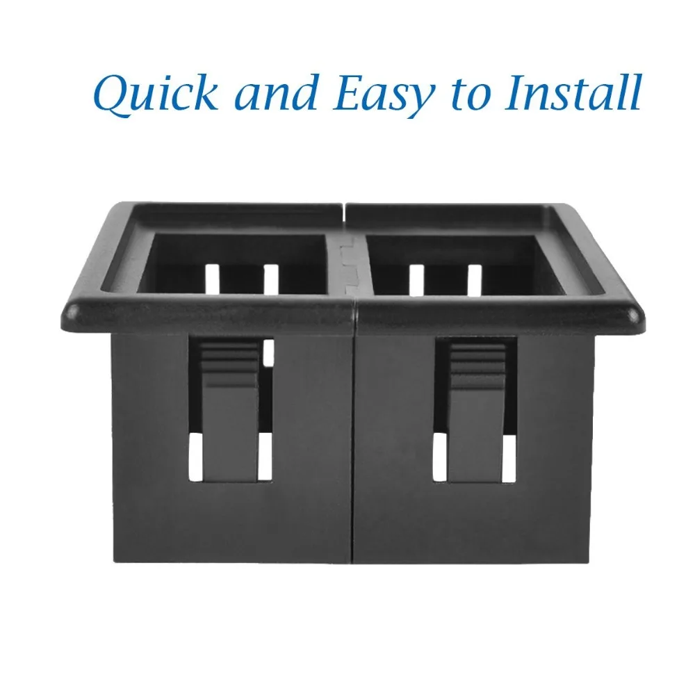 2 отверстия Универсальный кулисный переключатель панель Переключатель