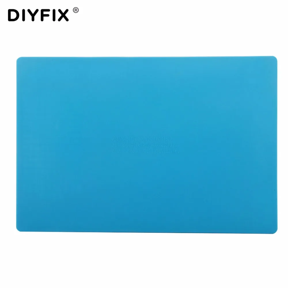 DIYFIX Инструменты для ремонта телефона 34x23 см теплоизоляция силиконовый коврик настольный коврик BGA паяльная станция с винтом положение