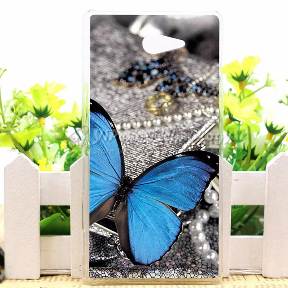 Модный Стильный чехол для телефона Sony Xperia M2 S50H D2302 D2303 D2305 мягкий силиконовый из