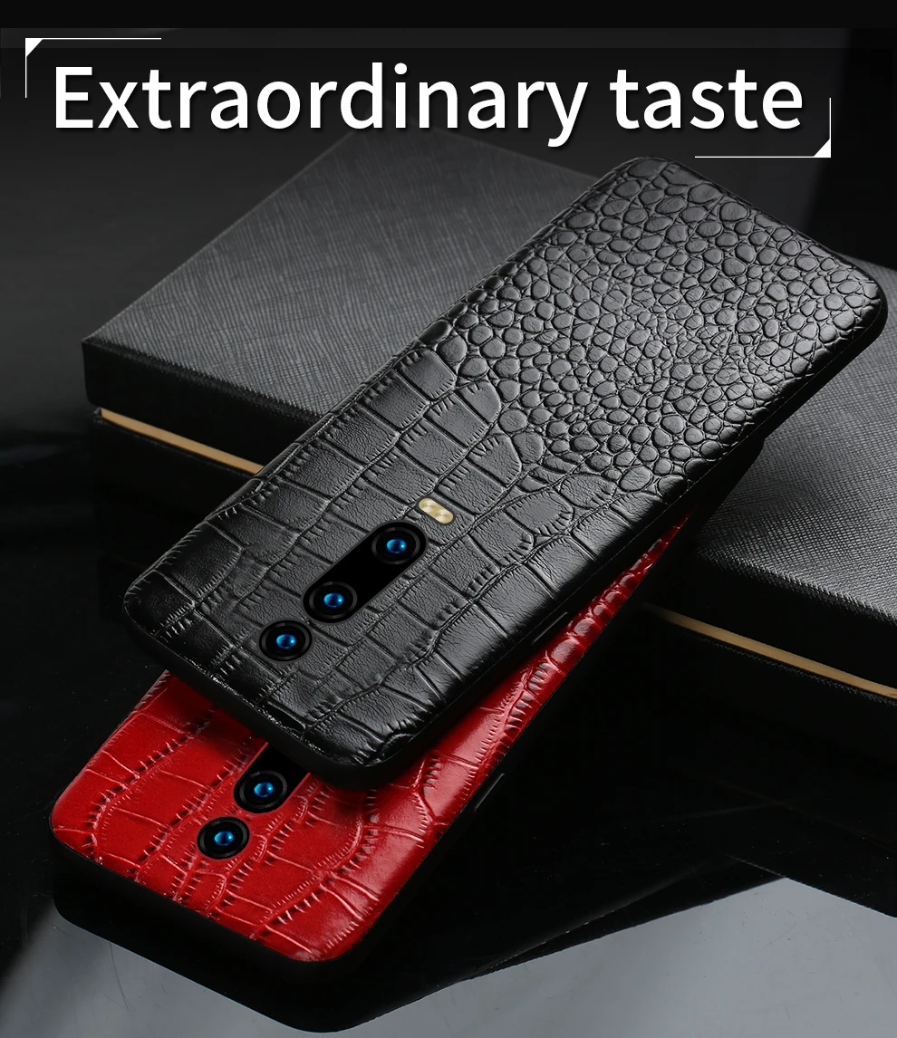 Чехол из натуральной кожи для Xiao mi Red mi K20 Pro Red mi Note 7 6X A2 Lite чехол из крокодиловой кожи для mi 9 9SE 8 8SE 8Explore ore Coque