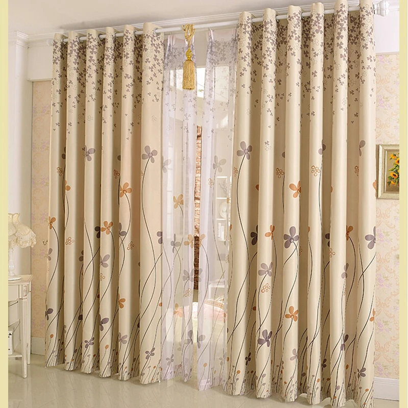 Пасторальные дизайнерские декоративные занавески в виде клевера оконные